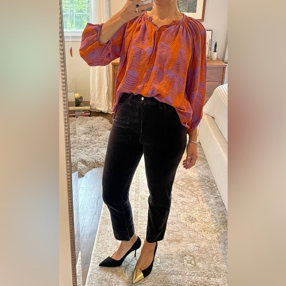 Claudio Agnelli Treviso Brown Velvet Ankle Pant - Picture 2 of 13